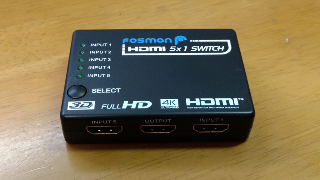 Fosmon HDMI切替器外観
